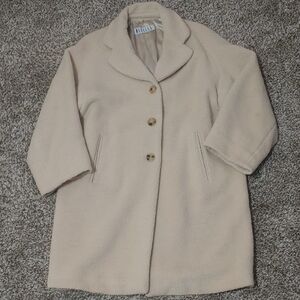 MARELLA/MAX MARA Cream Pea Coat